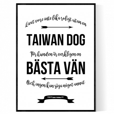 Livet Med Taiwan Dog