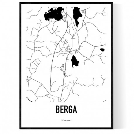 Berga Karta Poster. Hitta dina posters online hos Wallstars