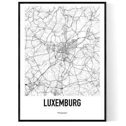Luxemburg Karta