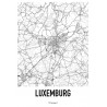 Luxemburg Karta