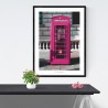 London Pink Telephone Poster