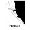Port Ghalib Karta Poster