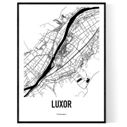 Luxor Karta Poster