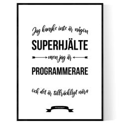 Programmerare Hjälte Poster