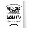 Livet Med Welsh Corgi Cardigan
