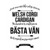Livet Med Welsh Corgi Cardigan