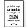 Personlig Assistent Hjälte Poster