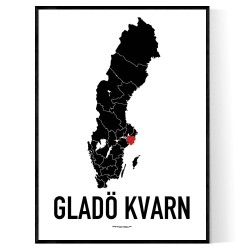 Gladö Kvarn Heart Poster