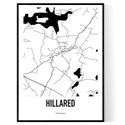 Hillared Karta