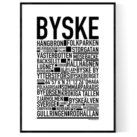 Byske Poster