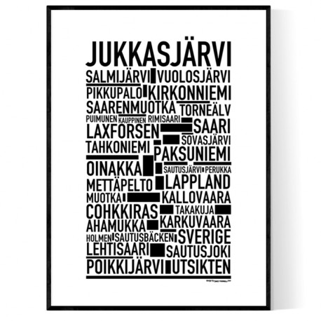 Jukkasjärvi Poster