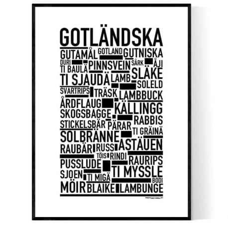 Gotländska Poster