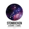 Stenbocken Stjärntecken Poster