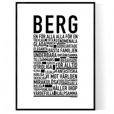 Berg Poster