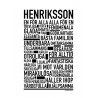 Henriksson Poster