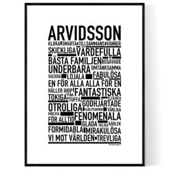 Arvidsson Poster