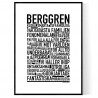 Berggren Poster