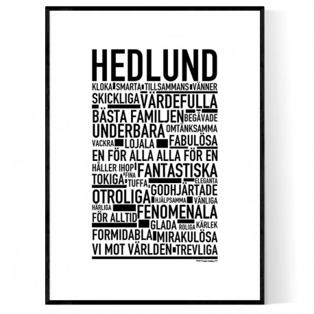 Hedlund Poster