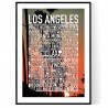 Los Angeles Palms Sunset Poster