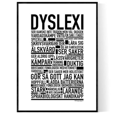 Dyslexi Poster