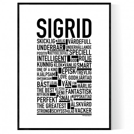 Sigrid Poster