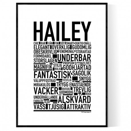 Hailey Poster