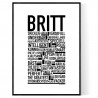 Britt Poster