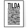 Tilda Poster