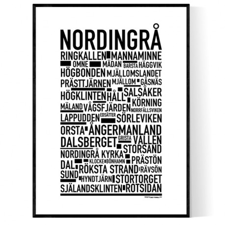 Nordingrå Poster
