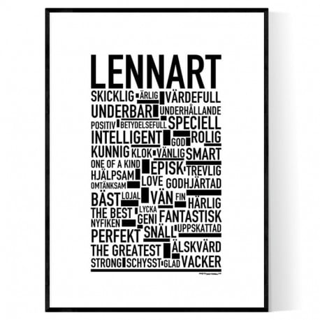 Lennart Poster