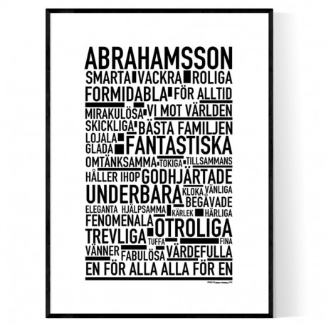 Abrahamsson Poster