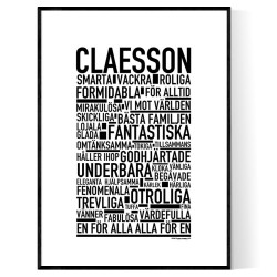 Claesson Poster
