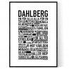 Dahlberg Poster