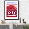 Route 66 Girl Poster