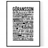 Göransson Poster
