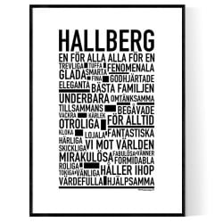 Hallberg Poster