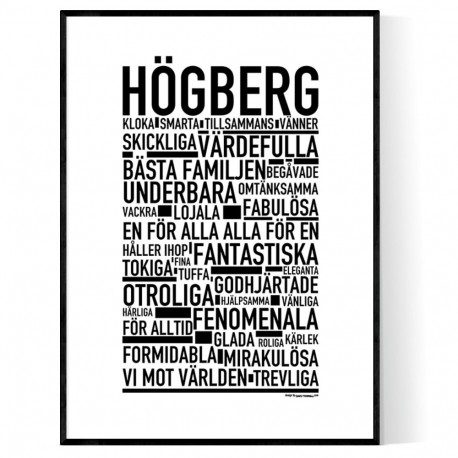 Högberg Poster