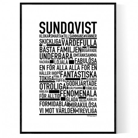 Sundqvist Poster