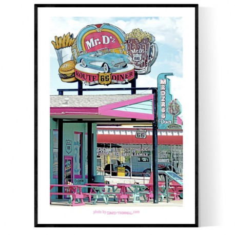 Mr D's Diner Poster