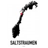 Saltstraumen Heart Poster