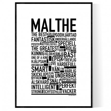 Malthe Poster