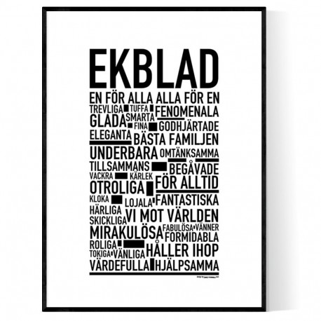 Ekblad Poster