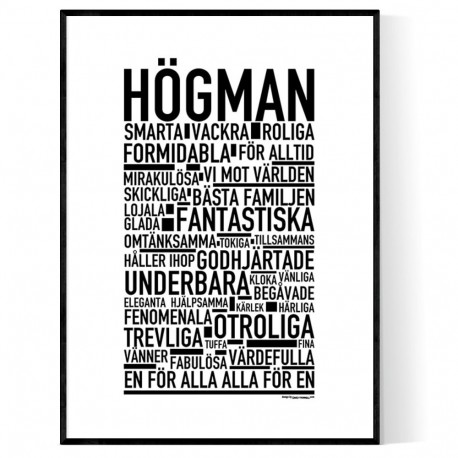 Högman Poster