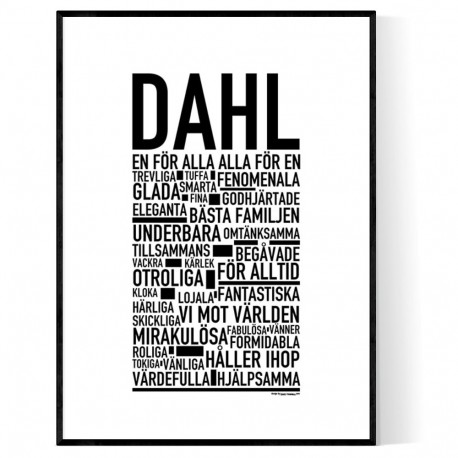 Dahl Poster