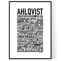 Ahlqvist Poster