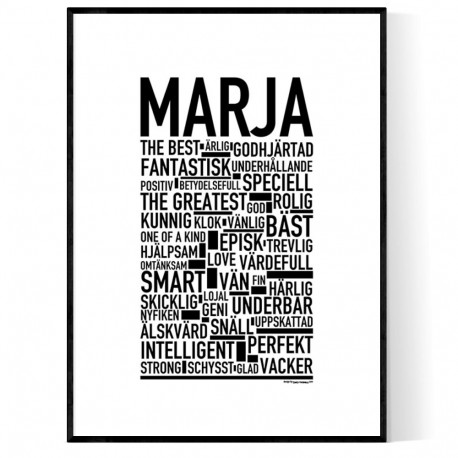 Marja Poster