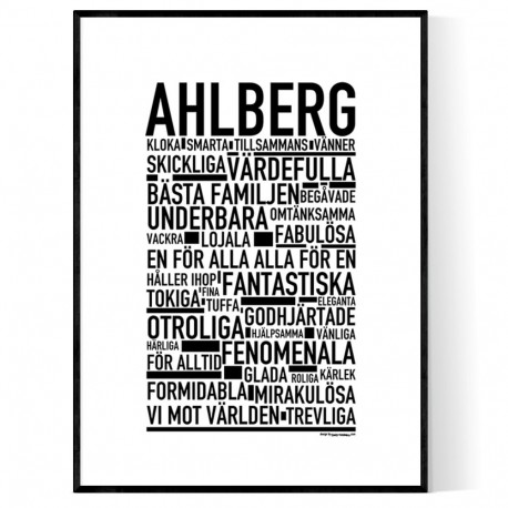 Ahlberg Poster