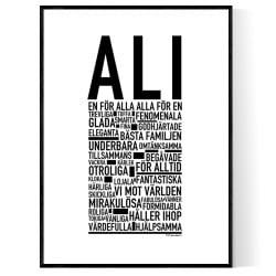 Ali Poster