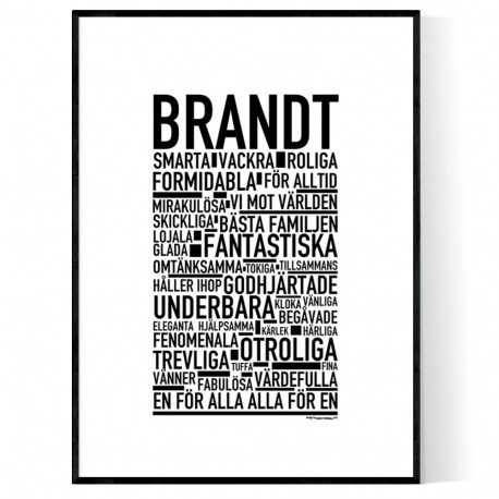 Brandt Poster