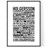 Holgersson Poster
